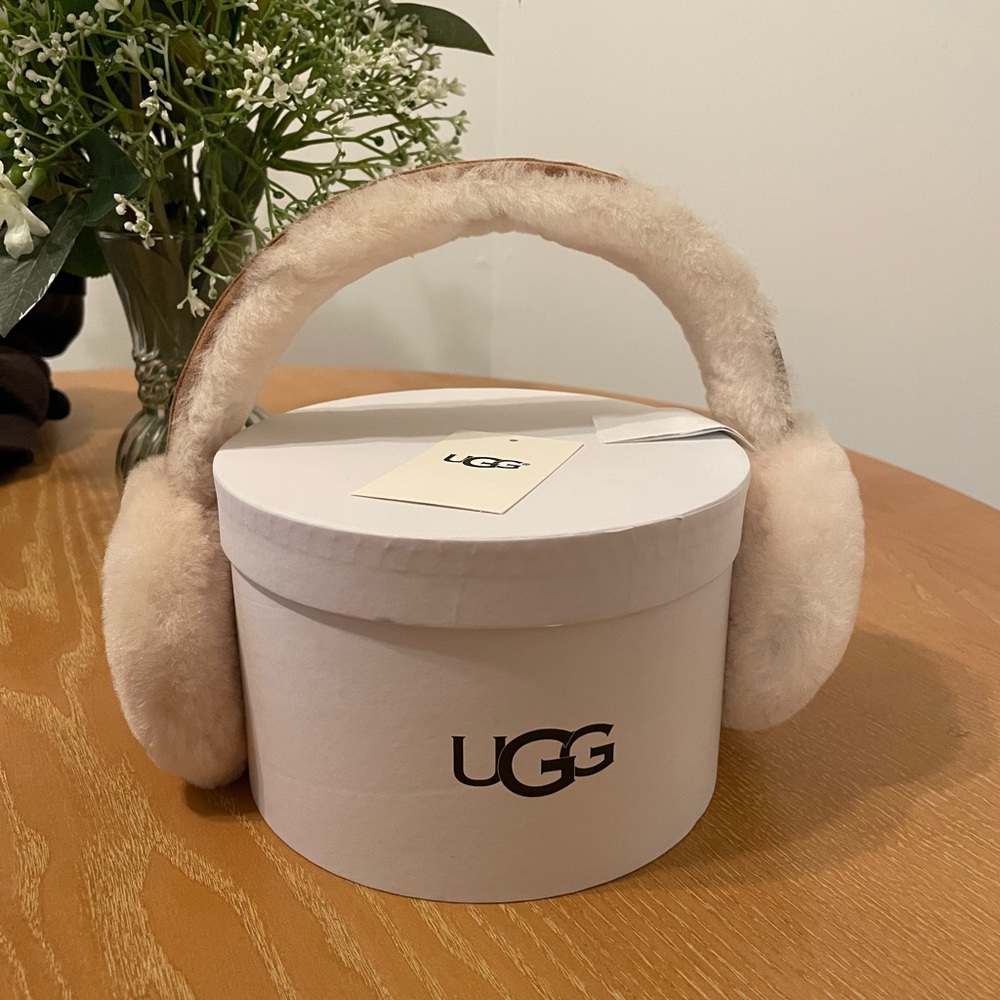 UGG Shearling Earmuffs Brown